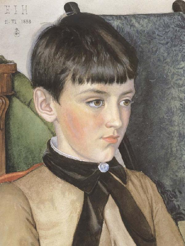 Joseph E.Southall Portrait of Isabella Harlock china oil painting image